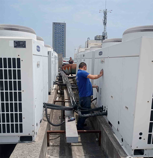 石河子中央空调制热和不制冷系统维修方法